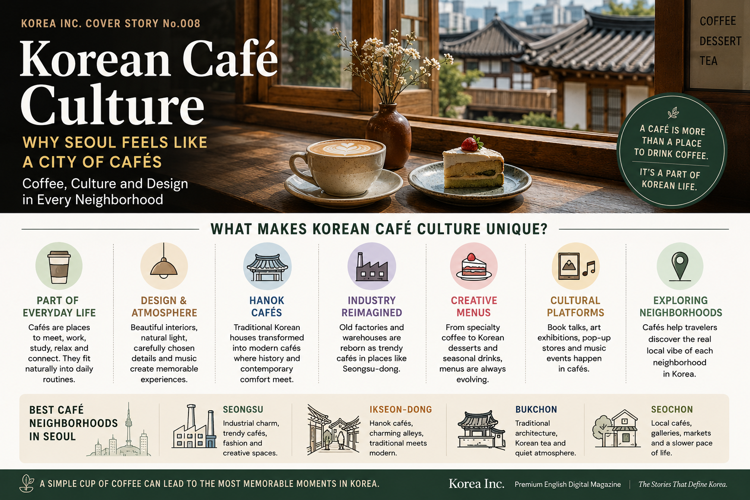 Korean Café Culture: Why Seoul Feels Like a City of Cafés